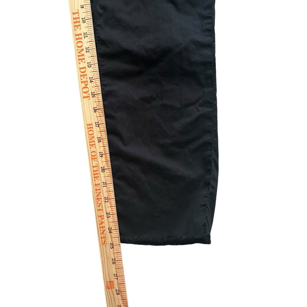 Frank & Eileen Womens Black Raw Hem Italian Twill Ankle Pants Size 4 *READ* - Picture 8 of 9